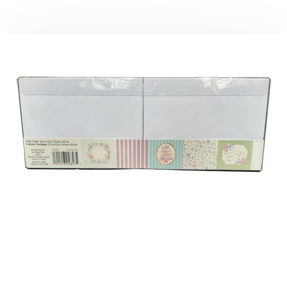 Craftsmart Pastel Floral Cards and Envelopes Set 50 pack - Picture 2 of 8